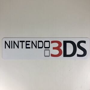 New Nintendo 3DS Display Aluminum Sign 6" x 24"